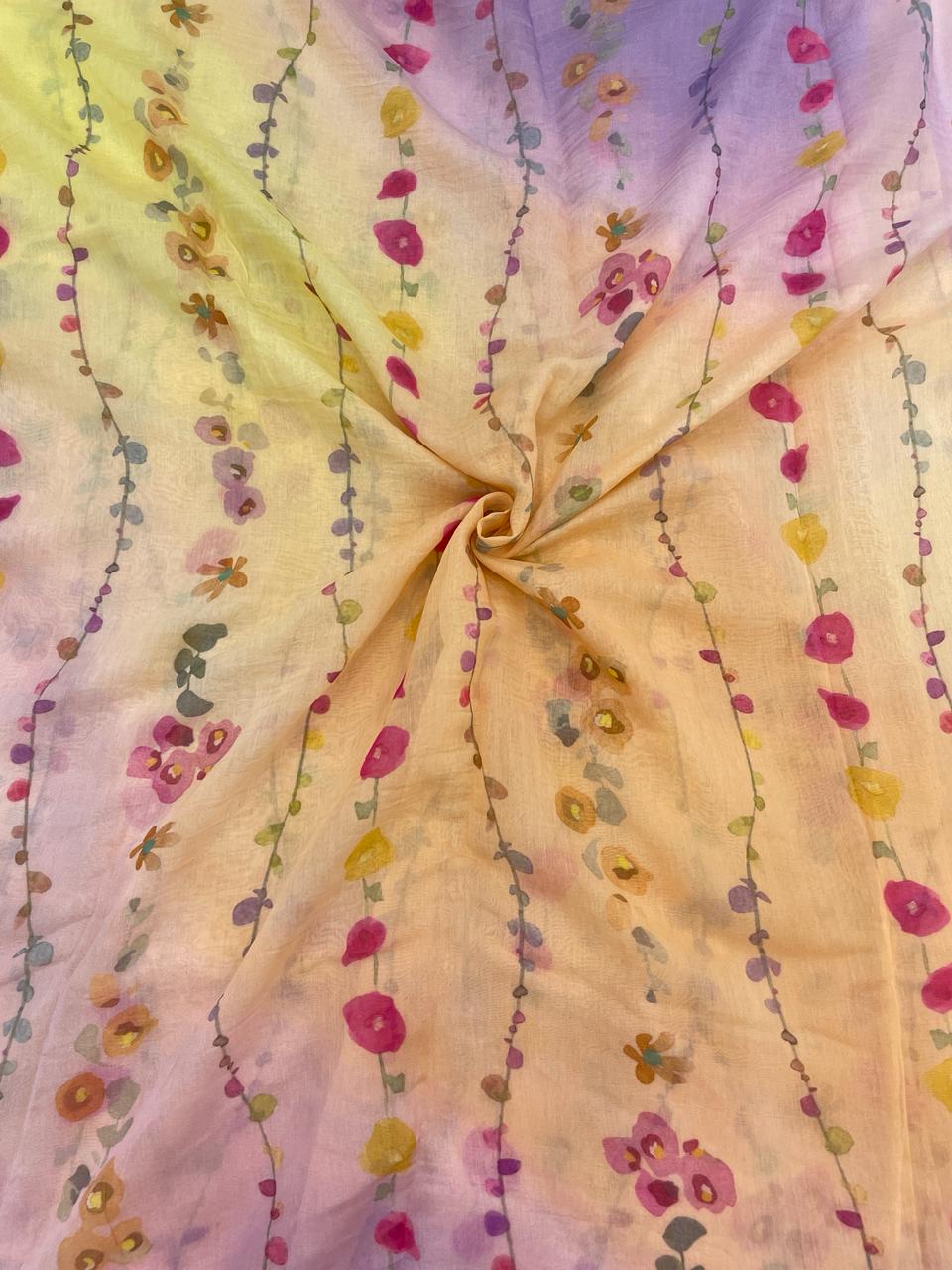 Chanderi Shaded Print