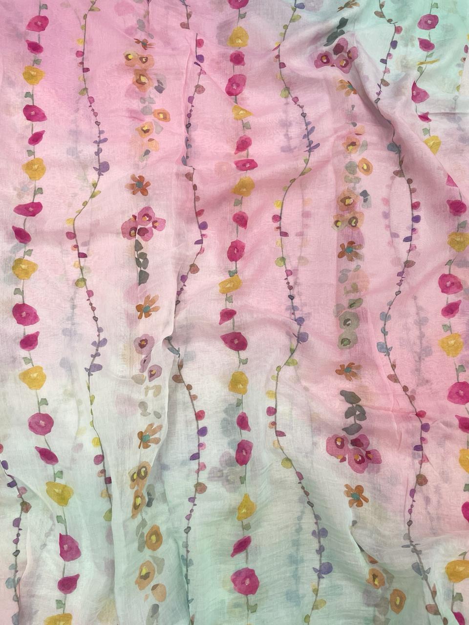 Chanderi Shaded Print
