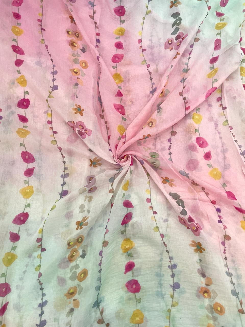 Chanderi Shaded Print