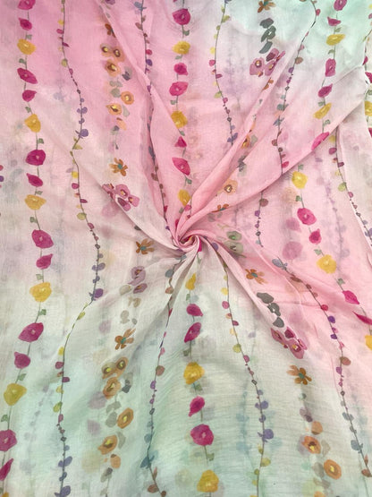 Chanderi Shaded Print