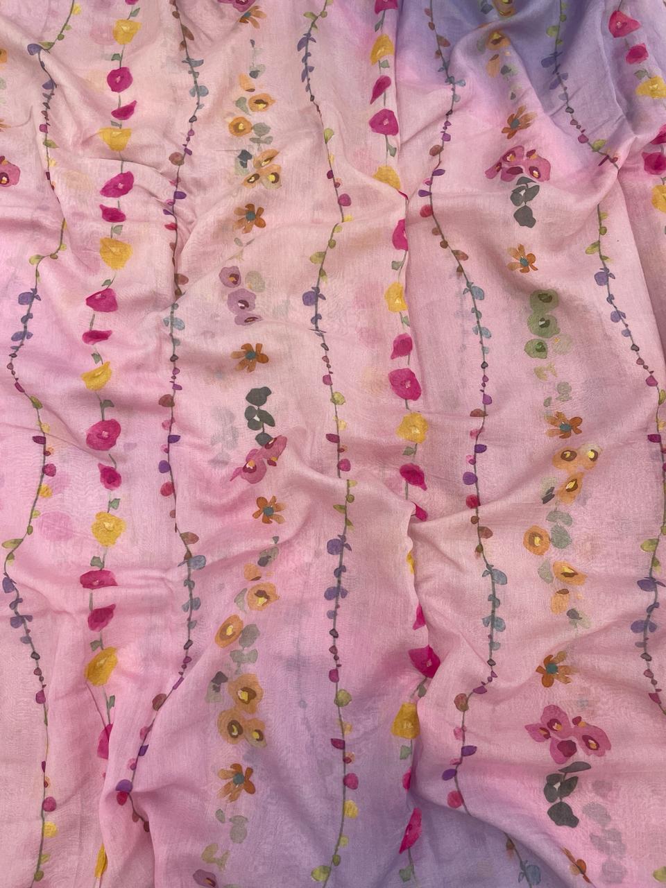 Chanderi Shaded Print