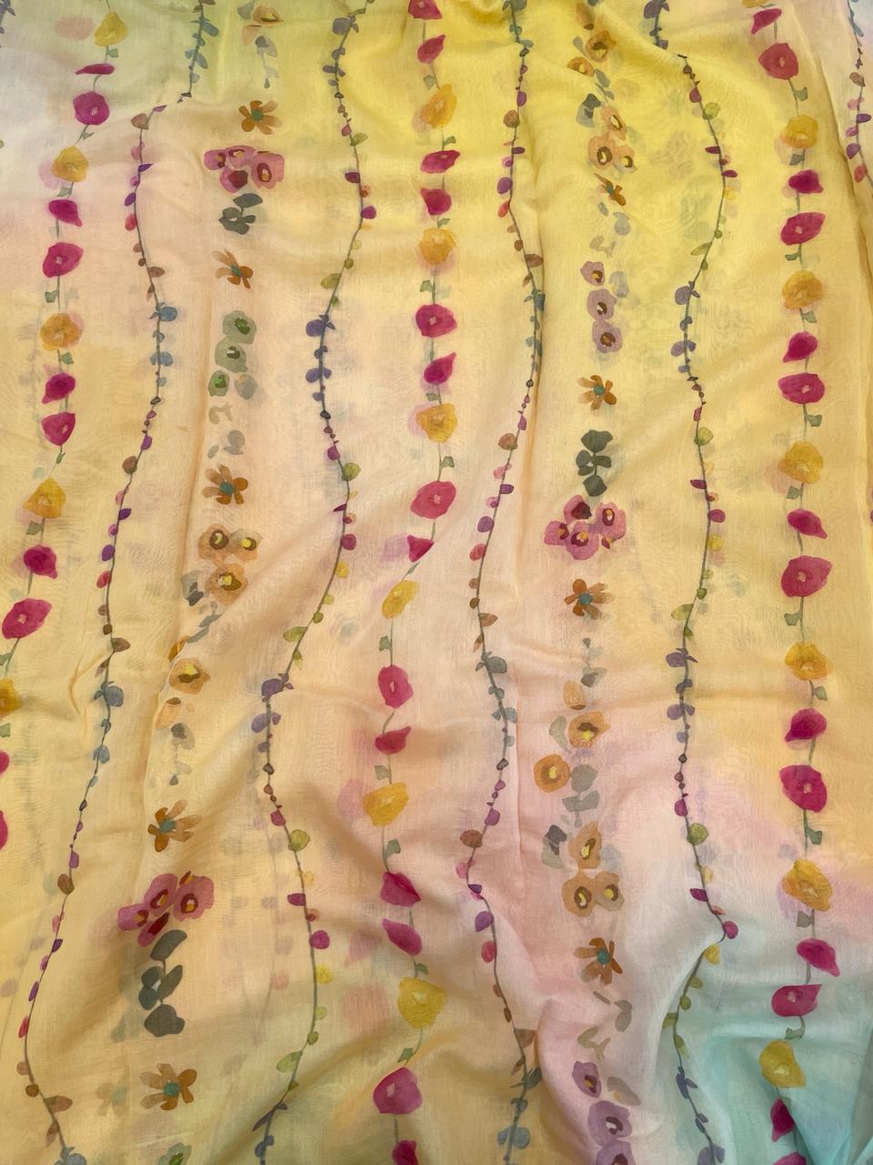 Chanderi Shaded Print