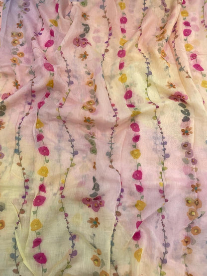 Chanderi Shaded Print