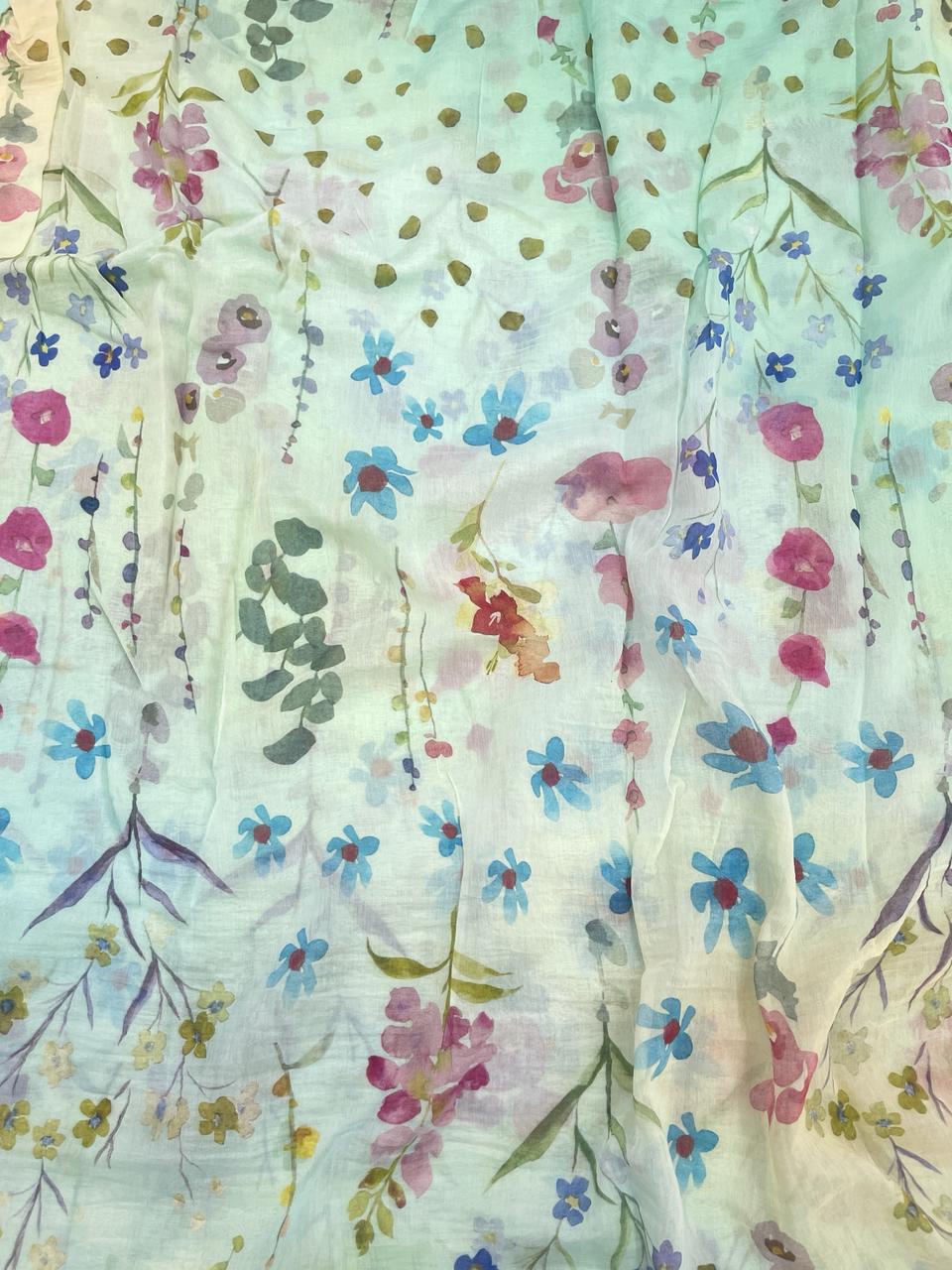 Chanderi Shaded Print