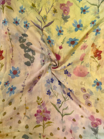 Chanderi Shaded Print