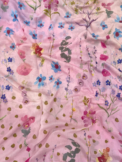Chanderi Shaded Print