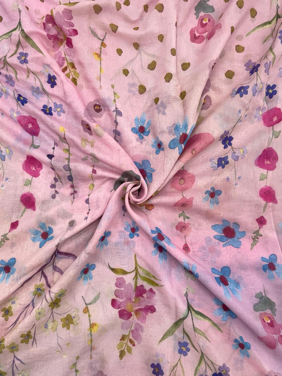 Chanderi Shaded Print