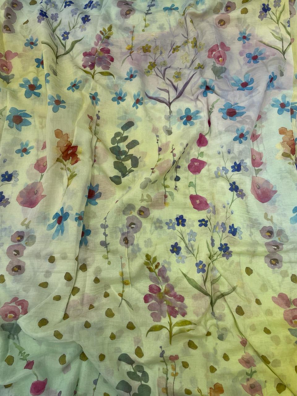 Chanderi Shaded Print