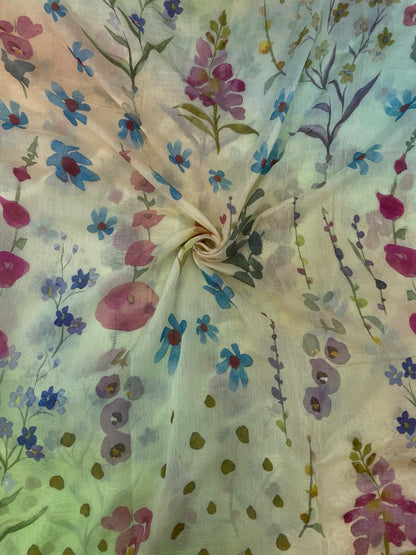 Chanderi Shaded Print