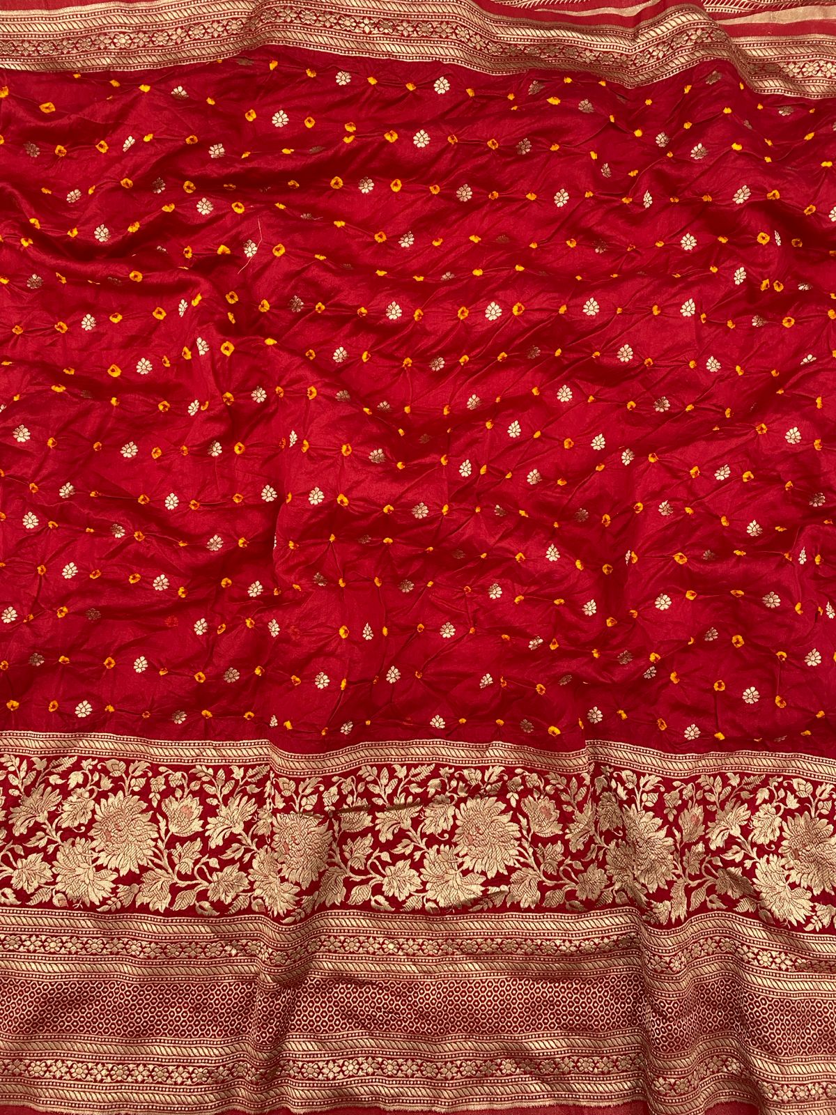 Silk Hand Bandhani Pannel Embroidery