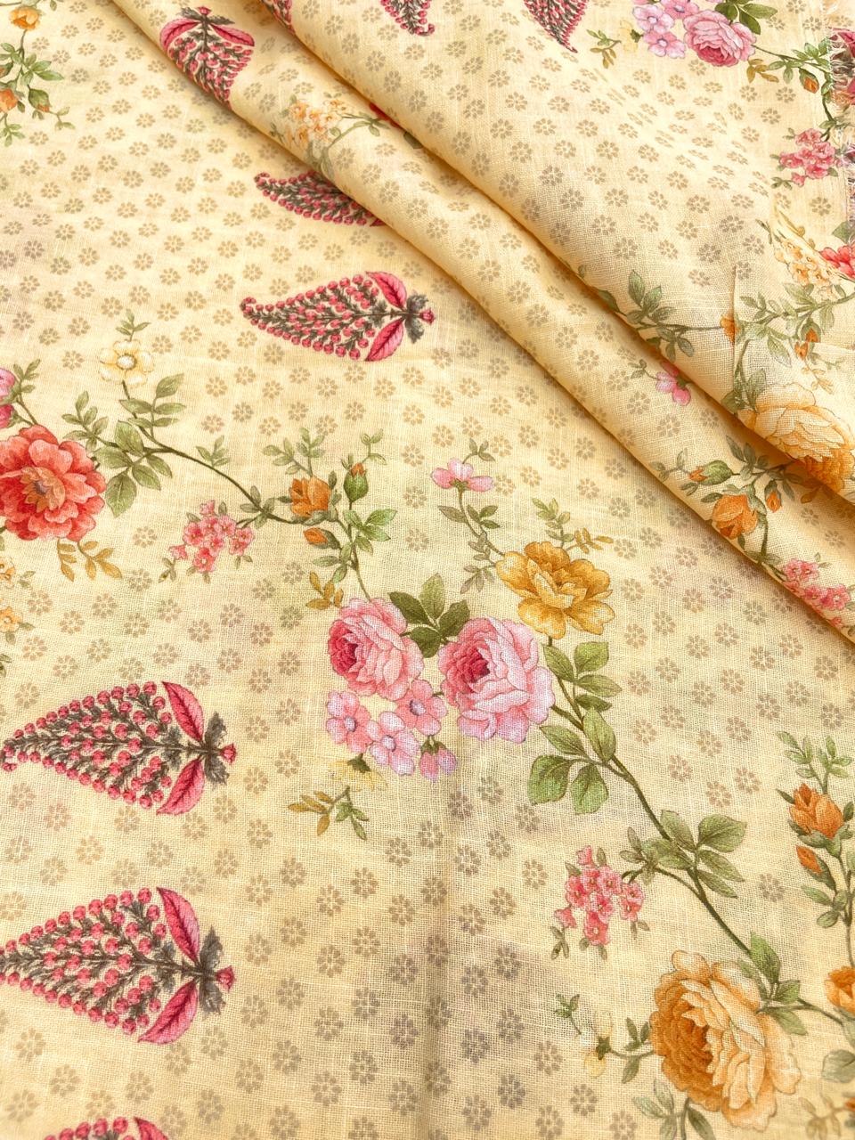 Cotton Linen Prints(44"inch)