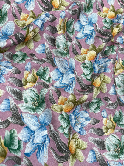 Dola Silk Position Print Embroidery (44"inch)