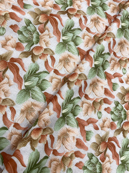 Dola Silk Position Print Embroidery (44"inch)