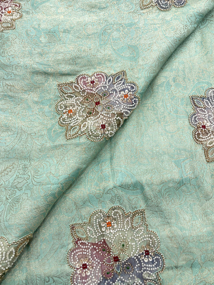 Banarasi Brocade With Beads Embroidery