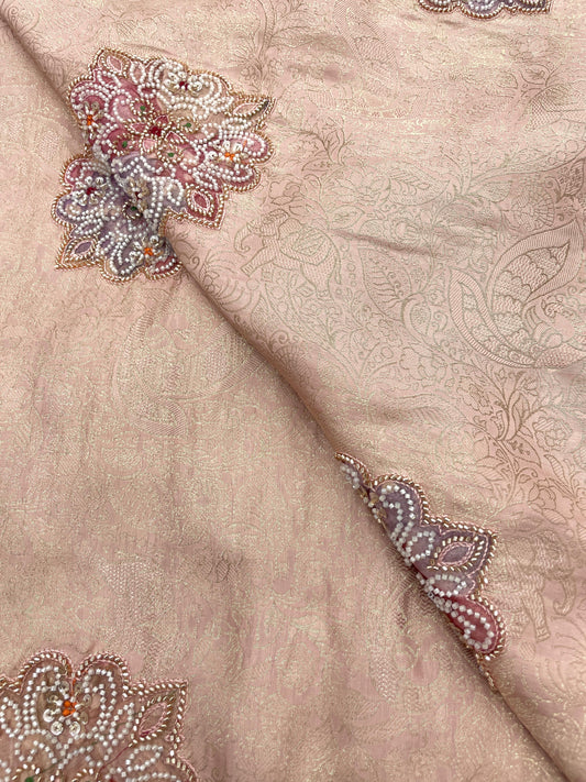 Banarasi Brocade With Beads Embroidery