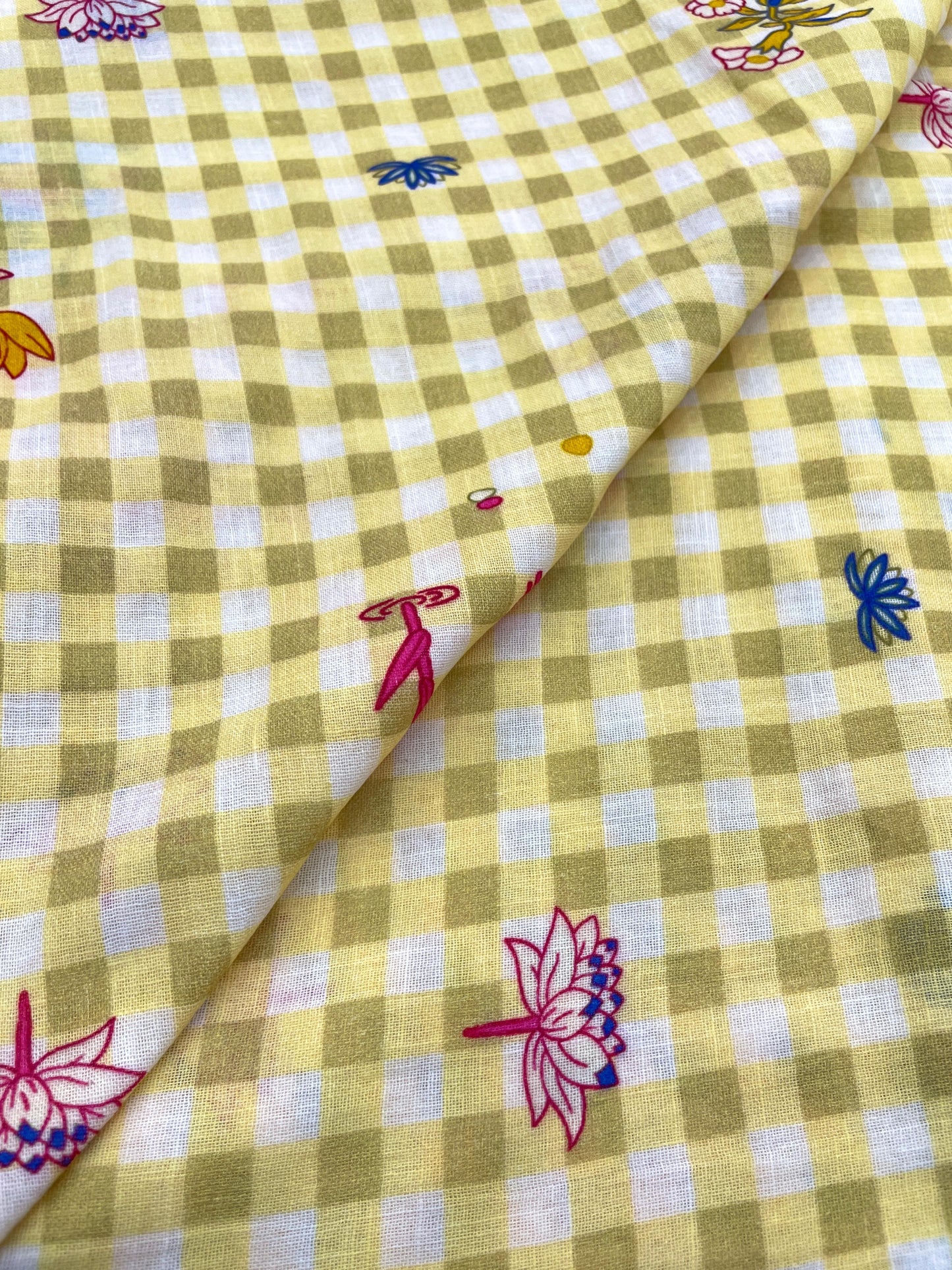 Cotton Linen Prints(44"inch)