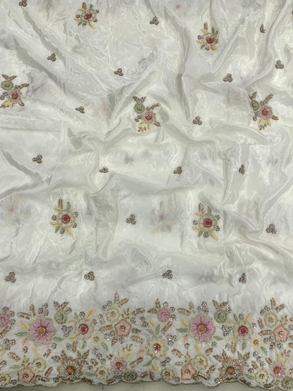 Chanderi Beads Embroidery