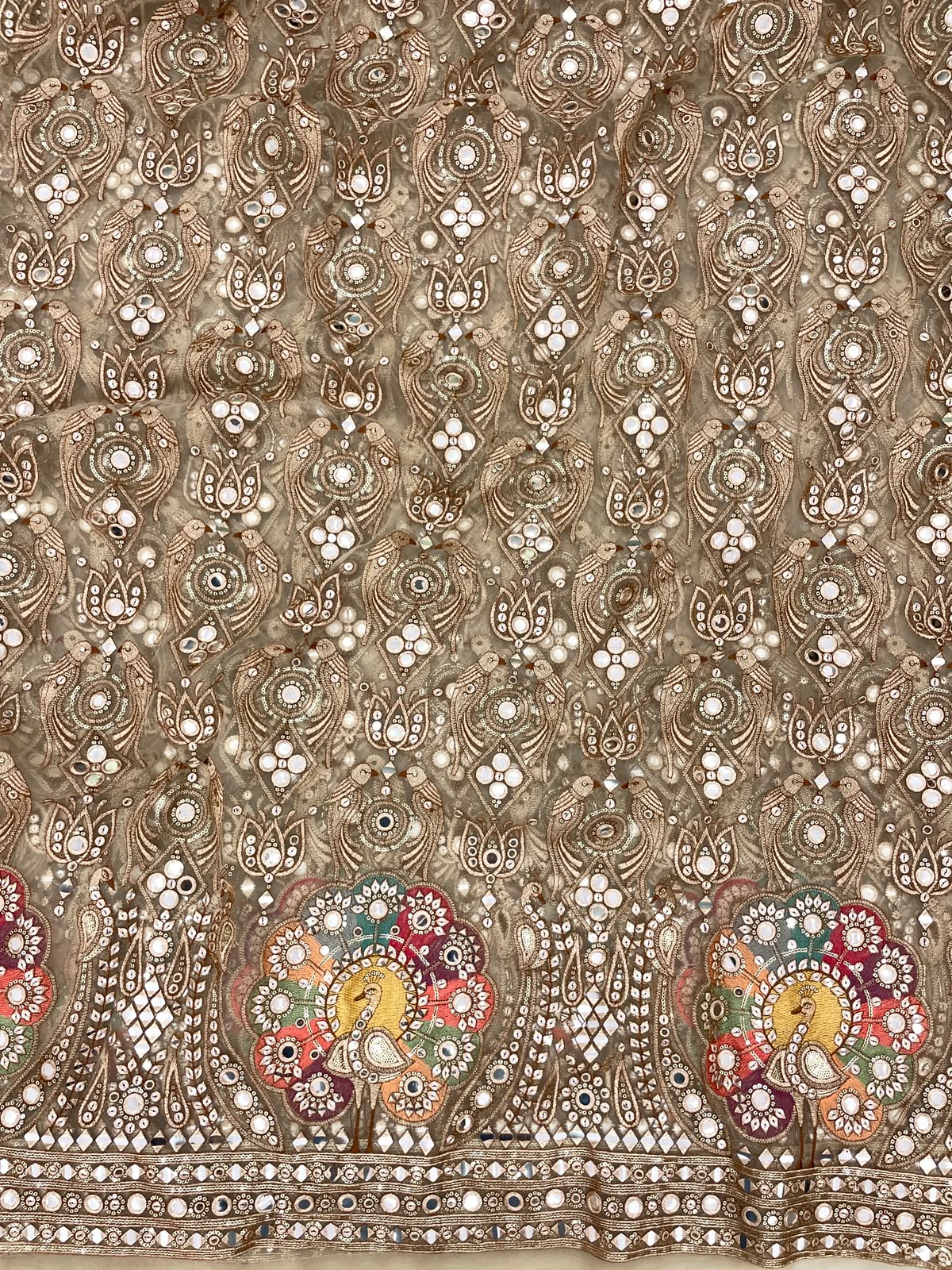 Net Beads Pannel Embroidery