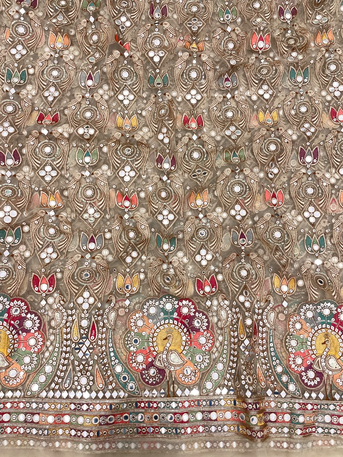 Net Beads Pannel Embroidery