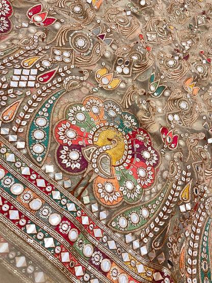 Net Beads Pannel Embroidery