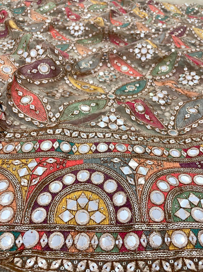 Net Beads Pannel Embroidery