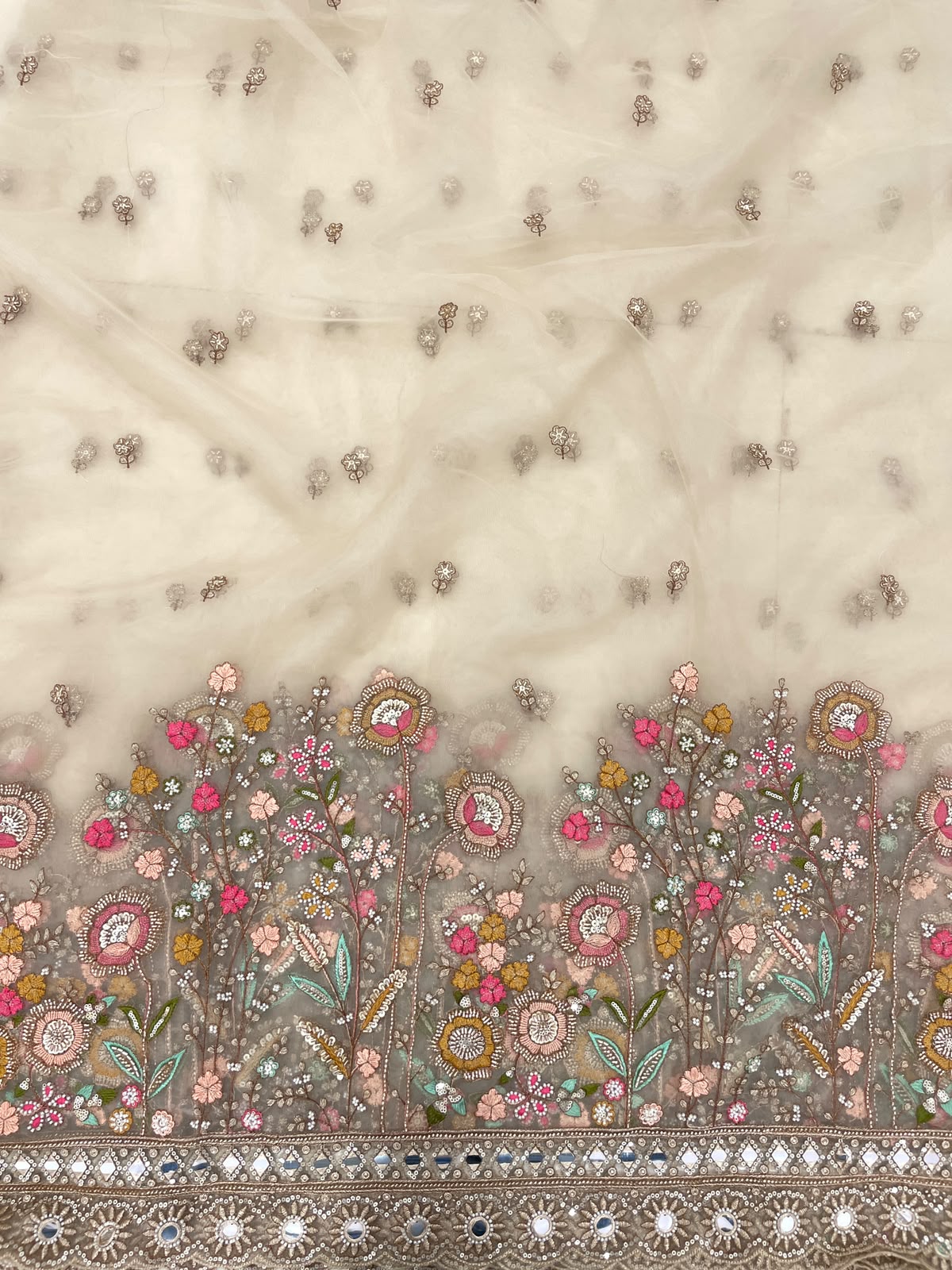 Net Beads Pannel Embroidery