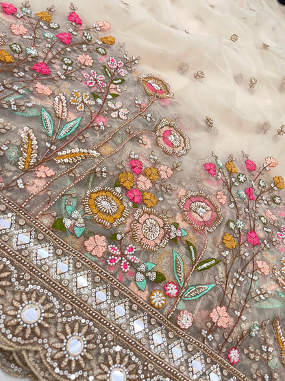Net Beads Pannel Embroidery