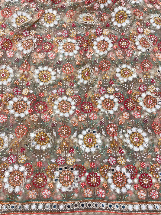 Net Beads Pannel Embroidery
