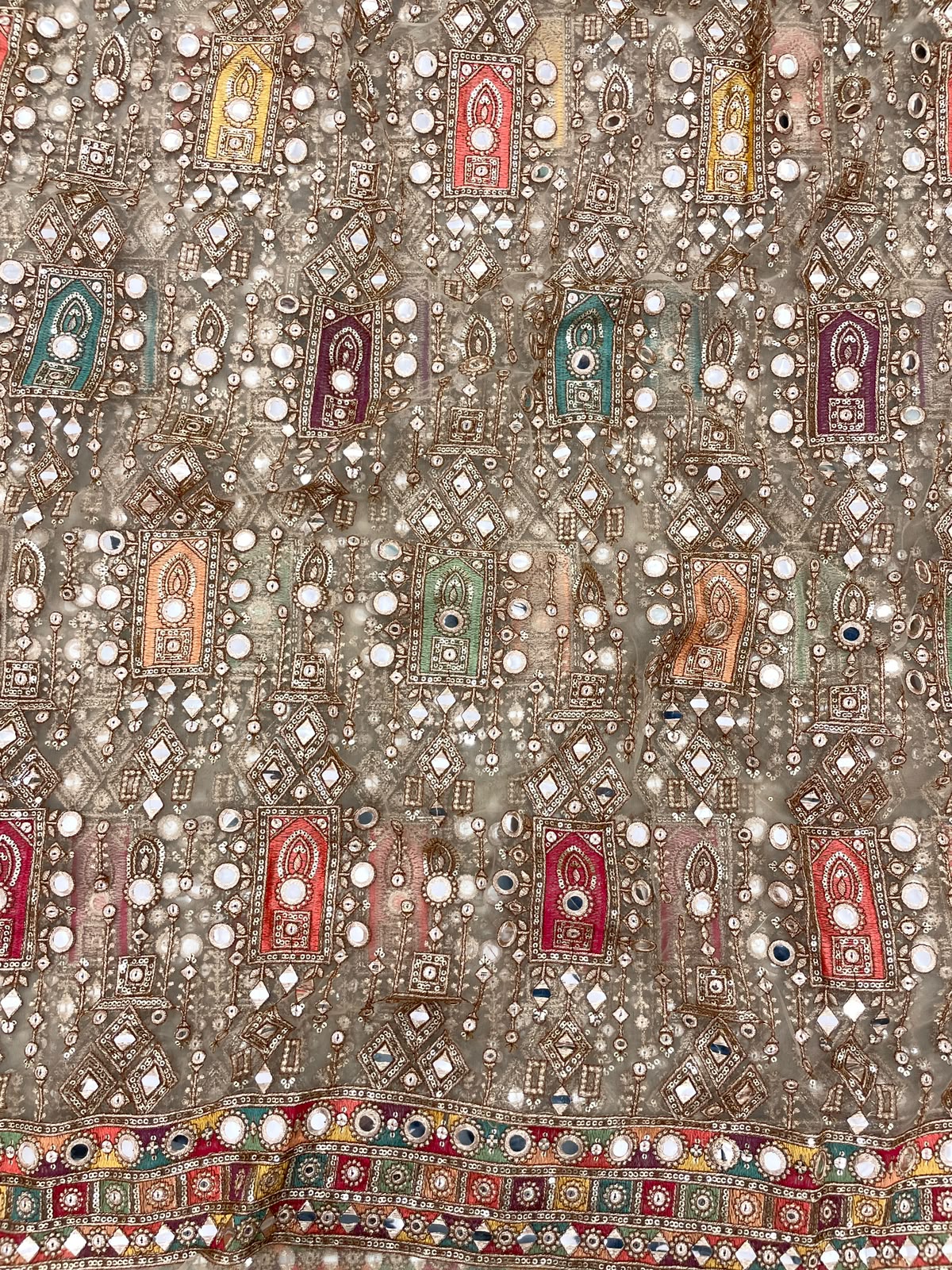 Net Beads Pannel Embroidery