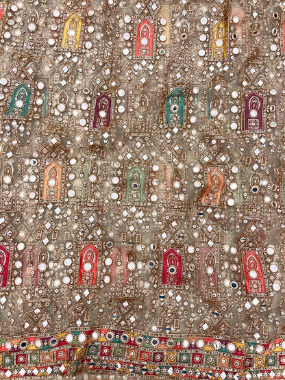 Net Beads Pannel Embroidery