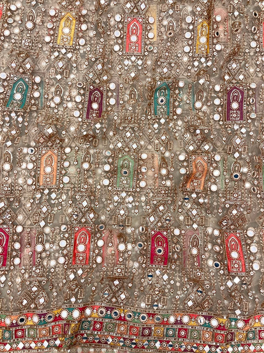 Net Beads Pannel Embroidery