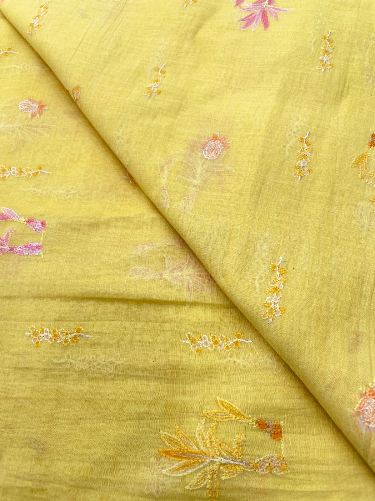 Chanderi Embroidery (44"inch)