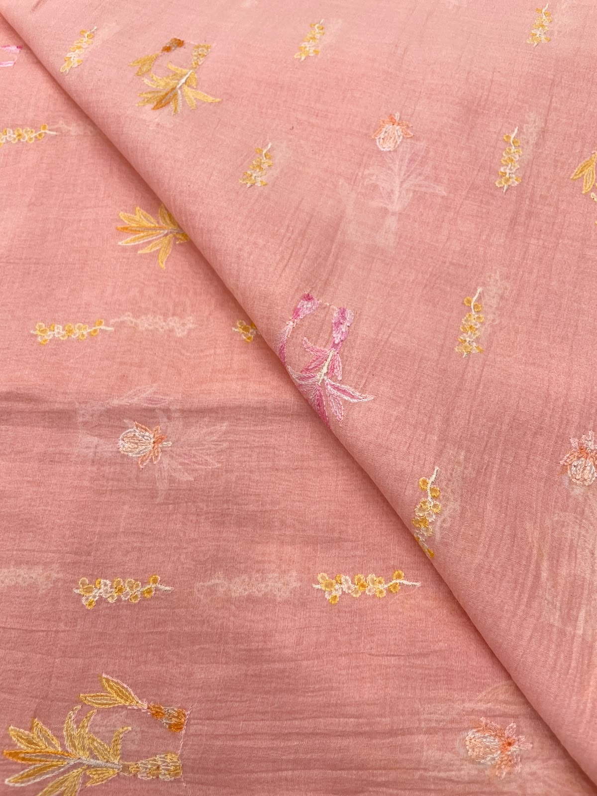 Chanderi Embroidery (44"inch)