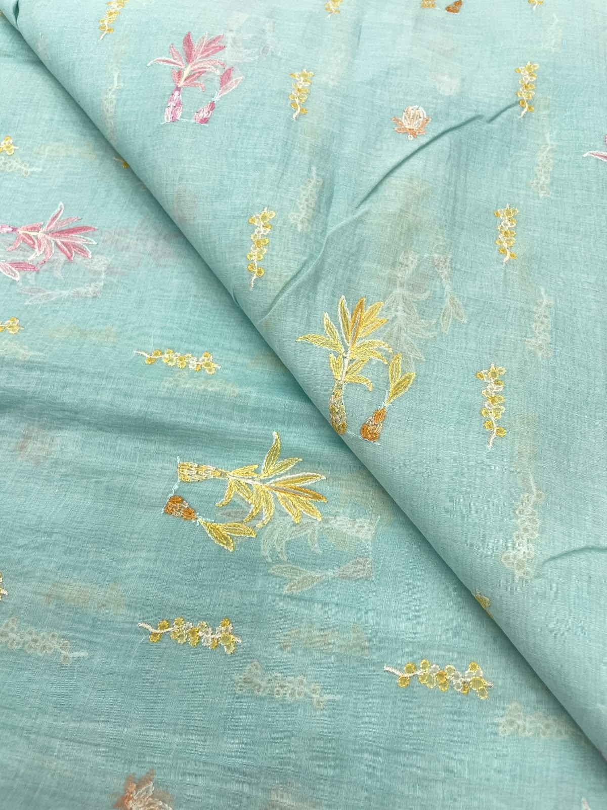 Chanderi Embroidery (44"inch)