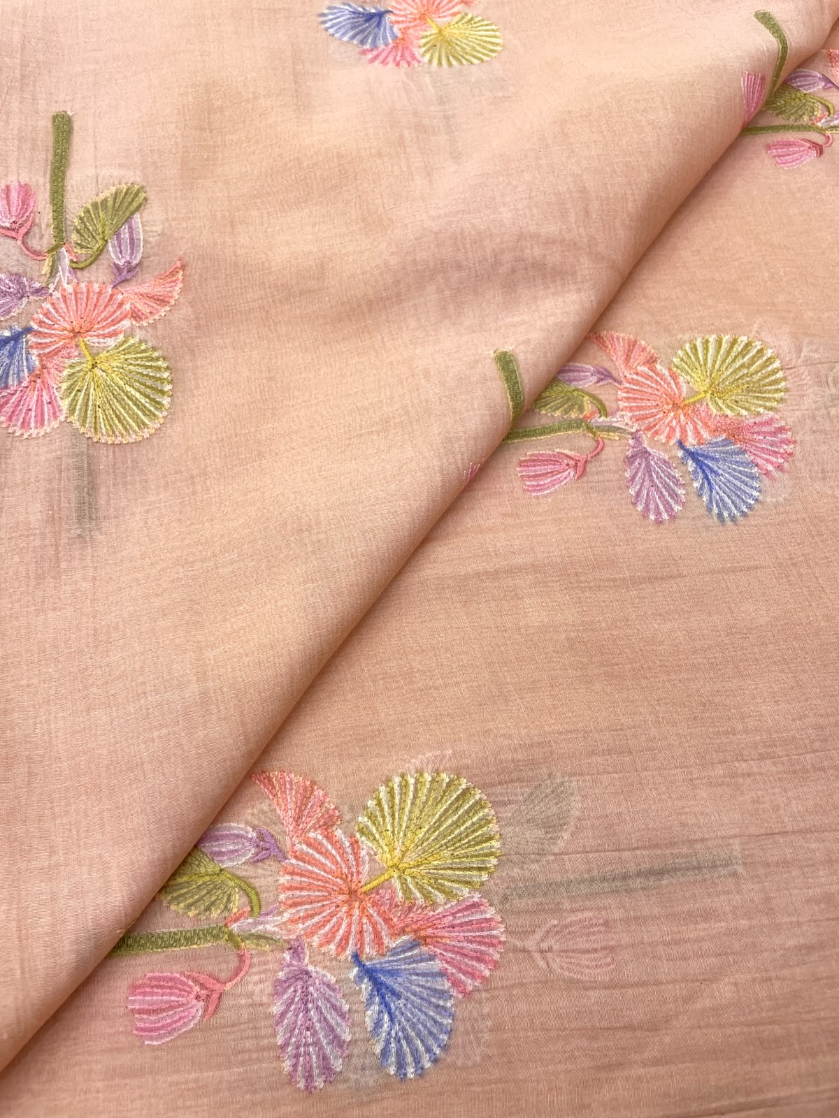 Chanderi Embroidery (44"inch)