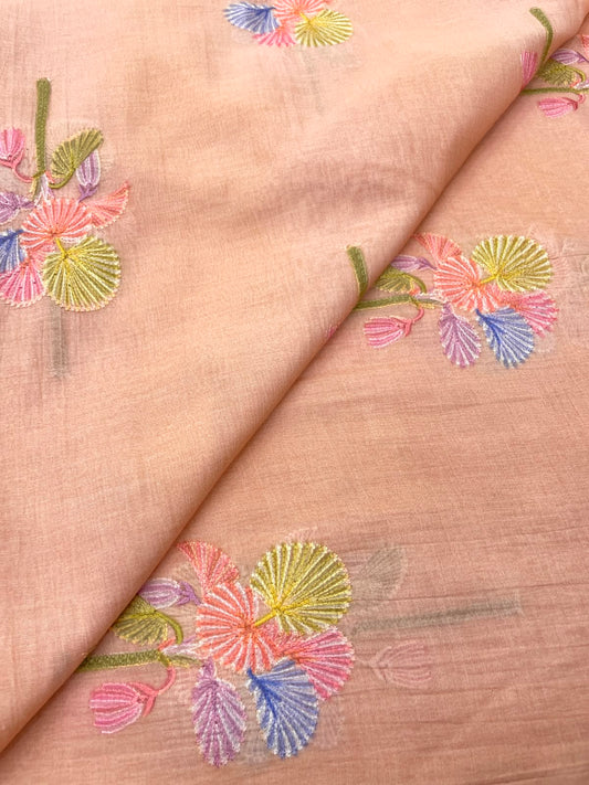 Chanderi Embroidery (44"inch)