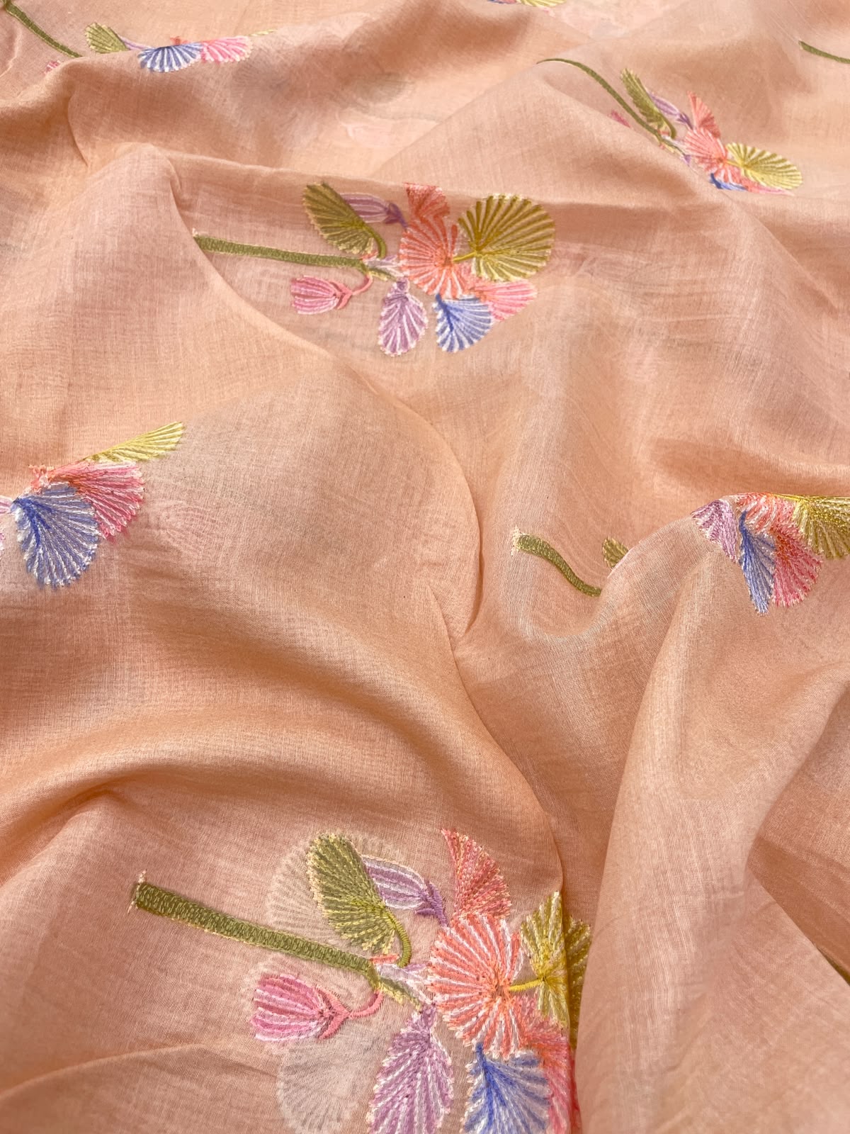 Chanderi Embroidery (44"inch)