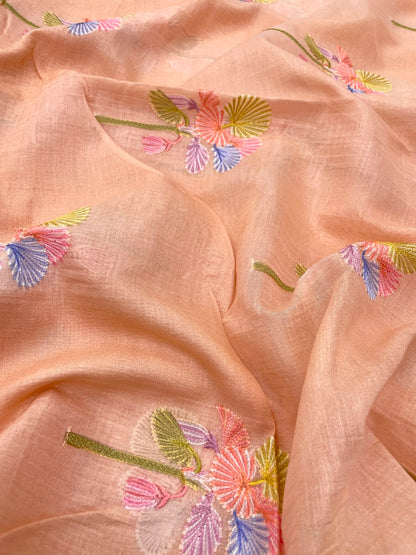 Chanderi Embroidery (44"inch)
