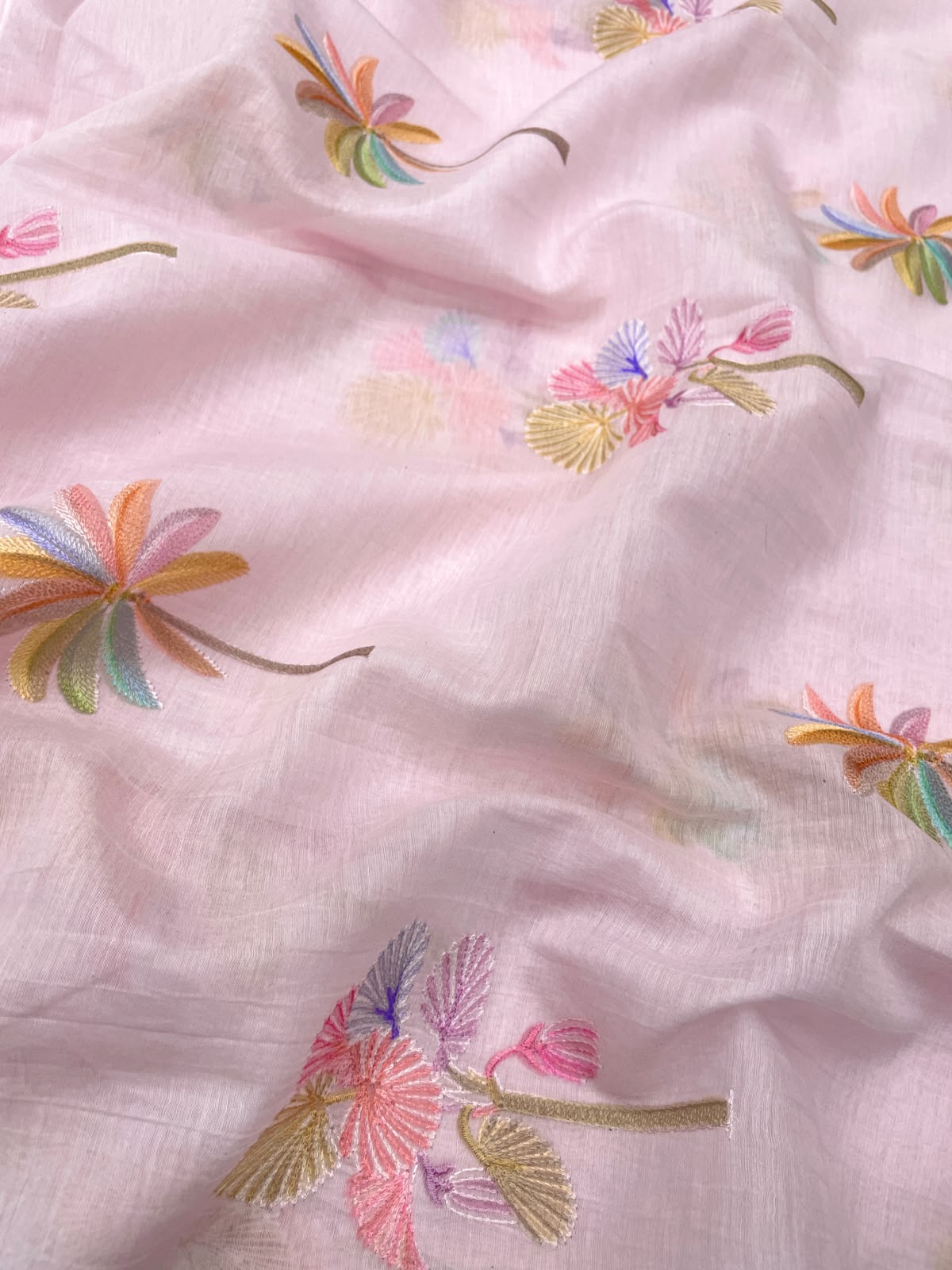 Chanderi Embroidery (44"inch)