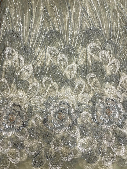 Net Beads Pannel Embroidery