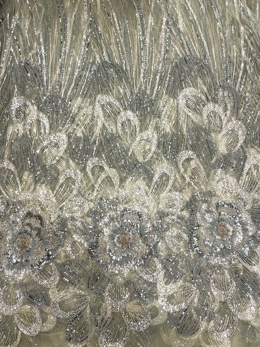 Net Beads Pannel Embroidery