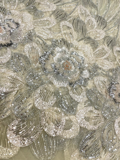 Net Beads Pannel Embroidery