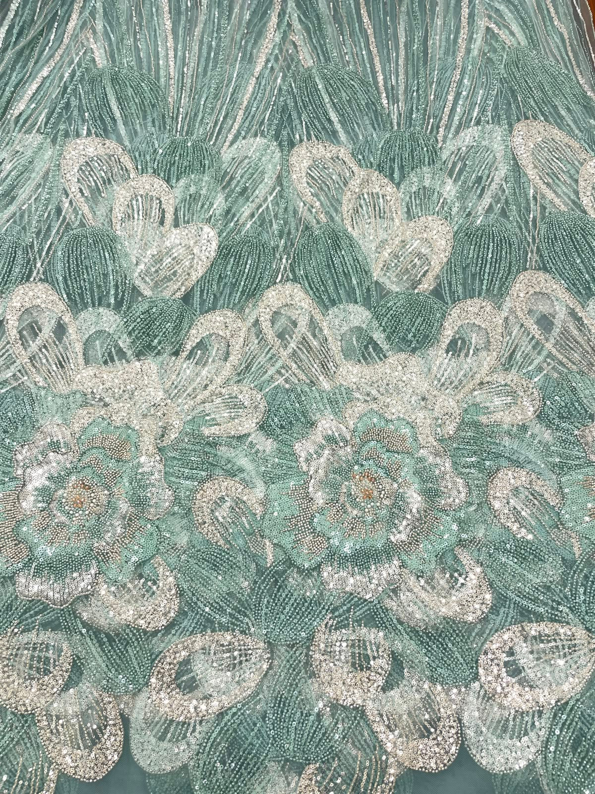Net Beads Pannel Embroidery