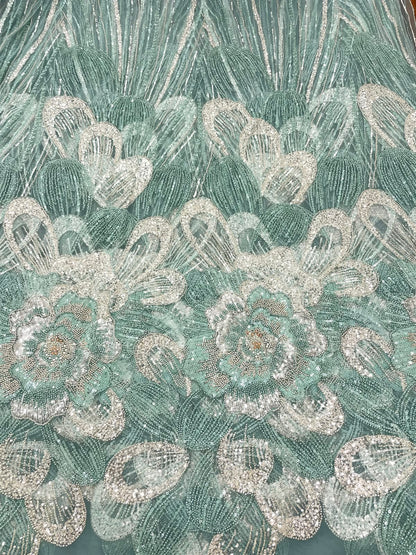 Net Beads Pannel Embroidery