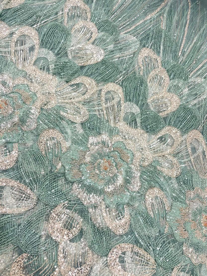 Net Beads Pannel Embroidery