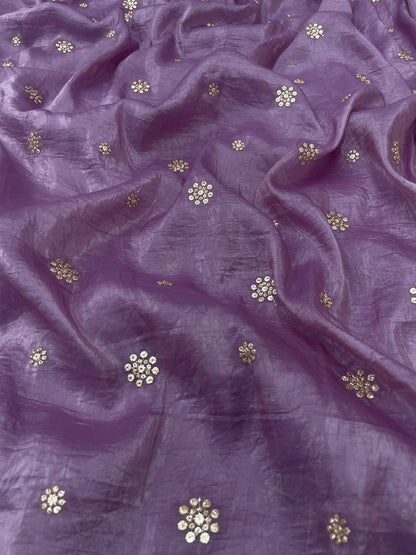 Rakhi Special Glass Organza Sequence Embroidery Set