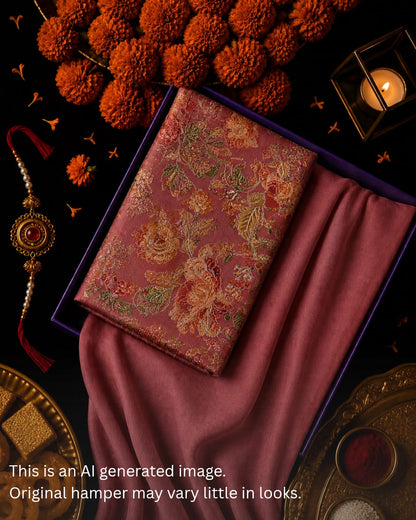 Rakhi Special Tissue Embroidery Set