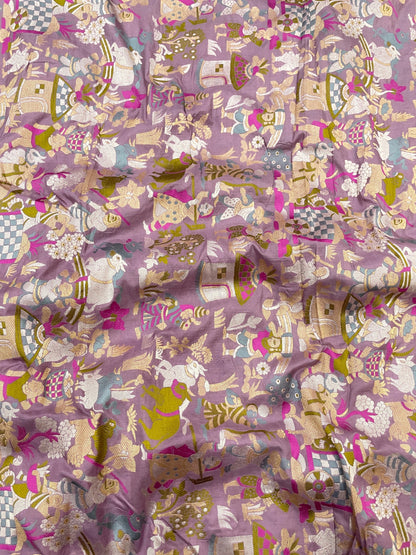Pure Banarasi Katan Silk Meena Resham Jaquard