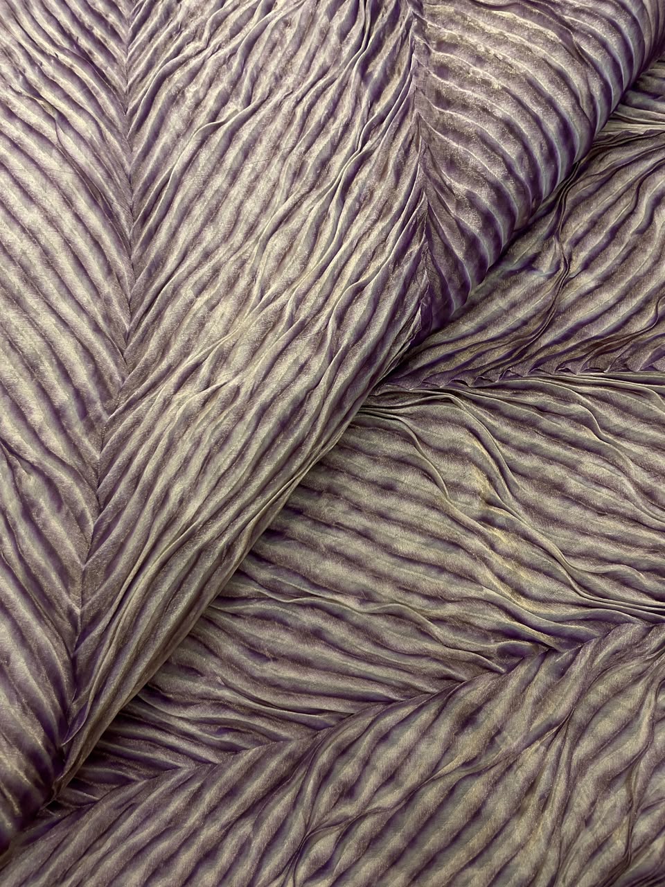 Pure tissue fancy hand crush sibori