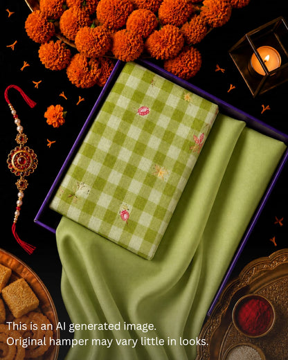 Rakhi Special Cotton Linen Set